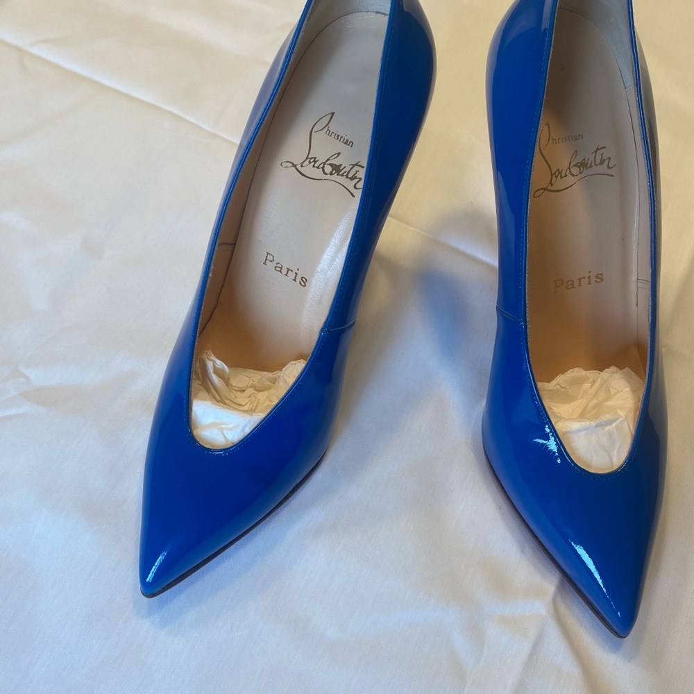 Christian Louboutin Vibrant Blue Heels